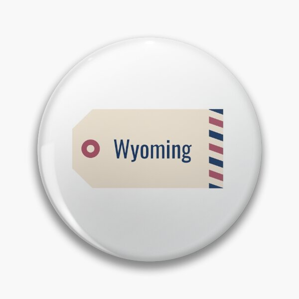 Item preview, Wyoming Tag designed and sold by CityCollection.