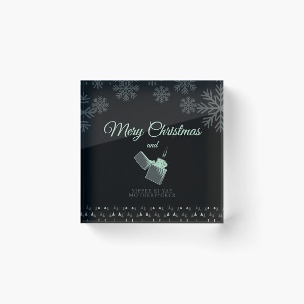 Item preview, Merry Christmas and yippee ki yay designed and sold by NiceSign.