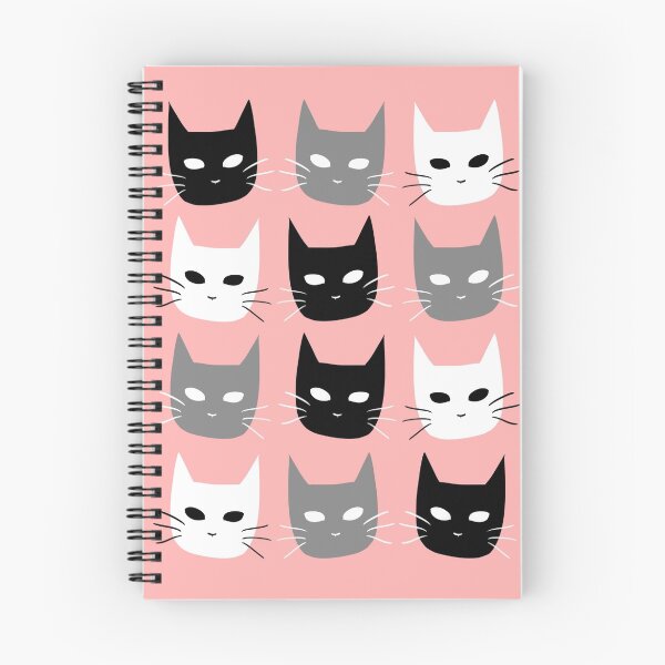 Item preview, Pink Cat Illustrated Pattern designed and sold by lunanova.