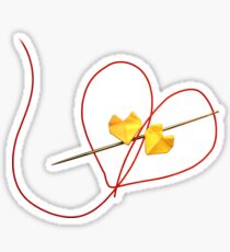 Red String of Fate Sticker