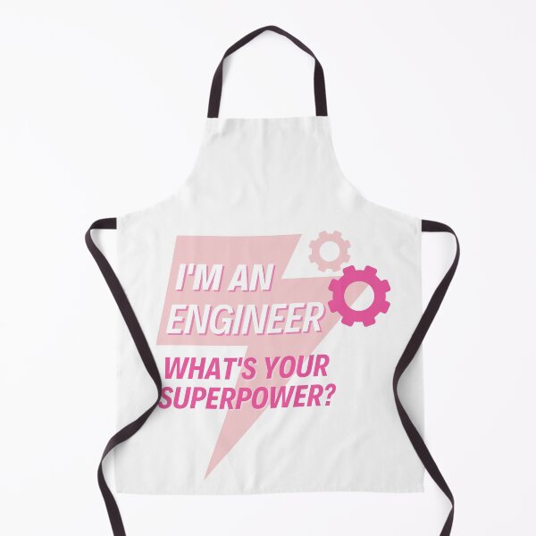 Item preview, I'm an Engineer what's your superpower? Pink designed and sold by MerchActually.
