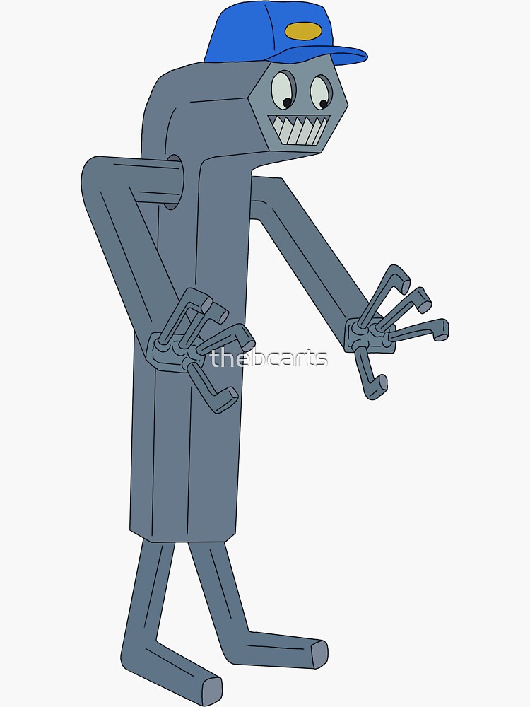 "The Simpsons Allen Wrench" Sticker for Sale by thebcarts Redbubble