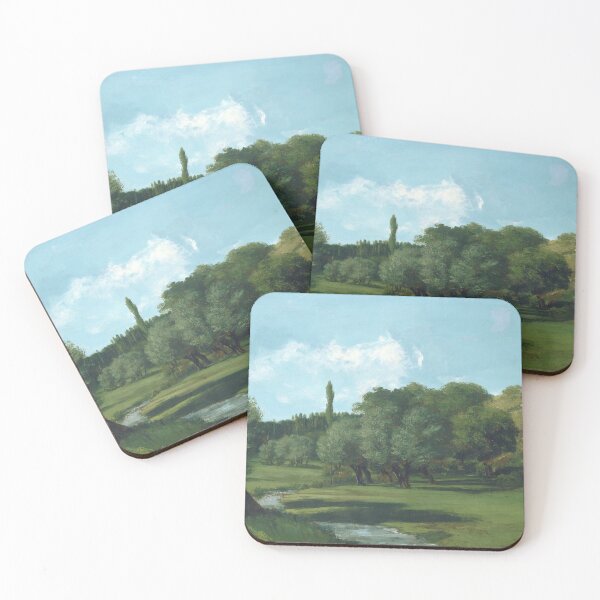 Item preview, La Bretonnerie in the Department of Indre by Gustave Courbet designed and sold by jwebmarket.