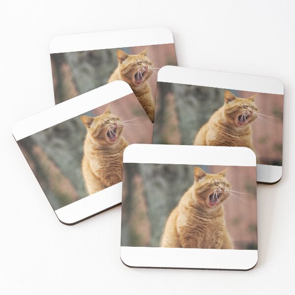 Item preview, Cat Yawning designed and sold by MUZA9.