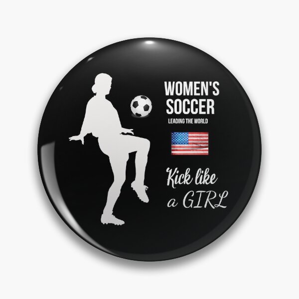 Item preview, WOMEN'S SOCCER, KICK LIKE A GIRL - Womens soccer designed and sold by Danicus666.
