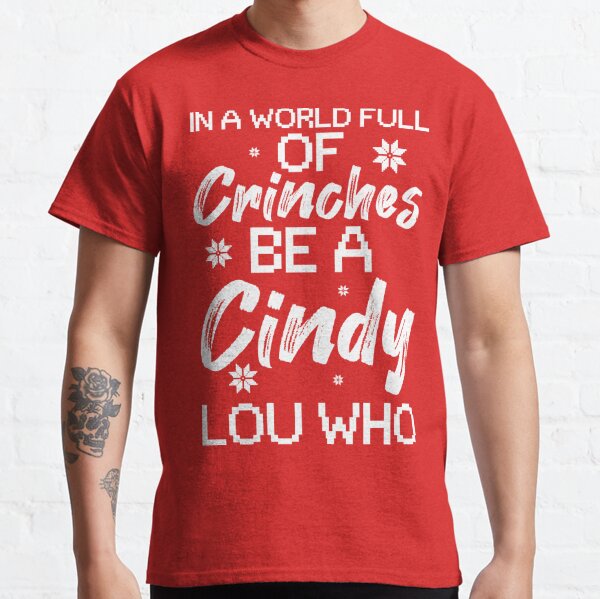 cindy lou who t shirt