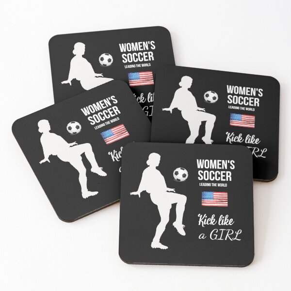 Item preview, WOMEN'S SOCCER, KICK LIKE A GIRL - Womens soccer designed and sold by Danicus666.