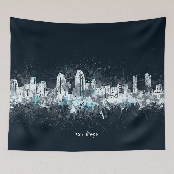 Item preview, san diego skyline designed and sold by BekimART2.