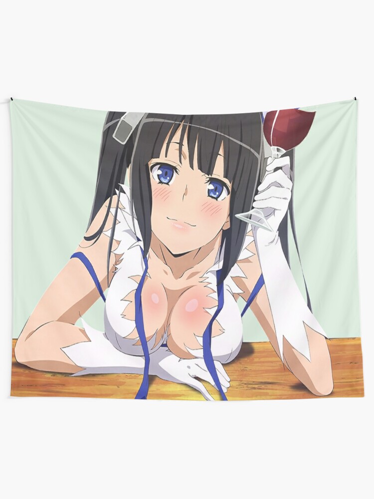 Danmachi Hestia Tapestry Art Wall Hanging Table Cover Home Decor 