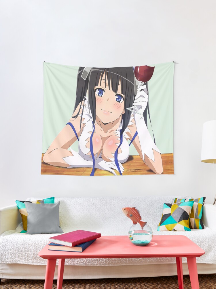 Danmachi Hestia Bell Liliruca  Tapestry Art Wall Hanging Table Cover Home Decor 