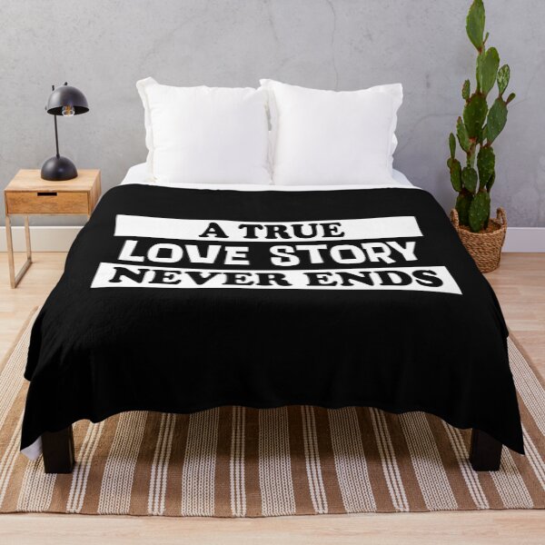 Item preview, A True Love Story Never Ends Essential Classic Sticker And Shirt Design designed and sold by Glike.