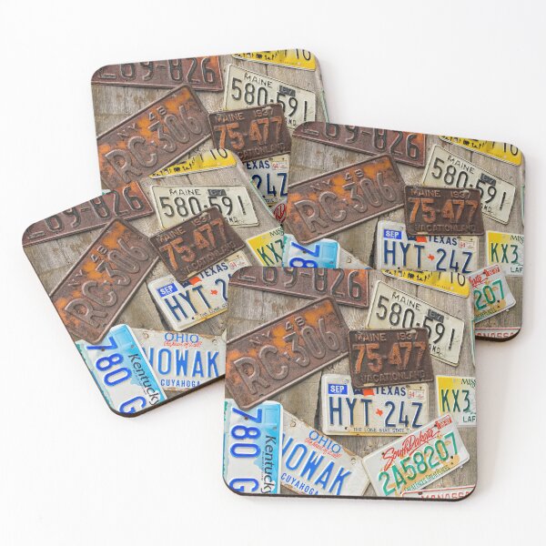 Item preview, Old and battered car registration plates designed and sold by Photopat.