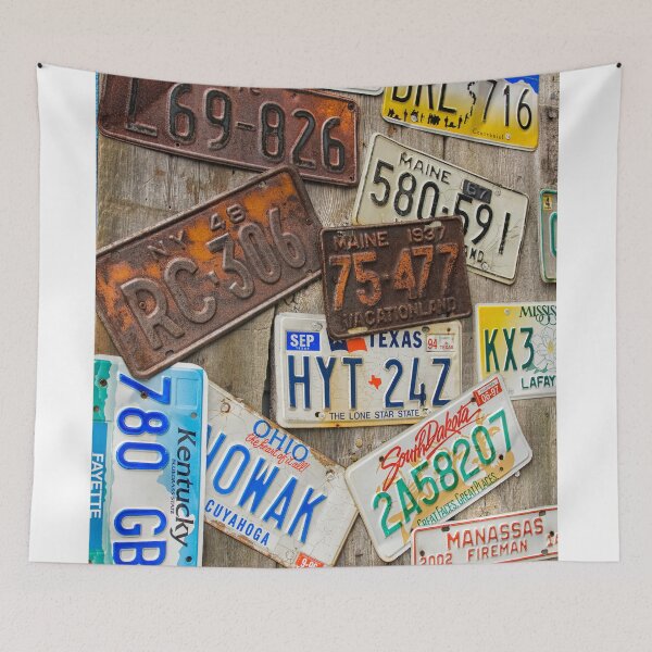 Item preview, Old and battered car registration plates designed and sold by Photopat.