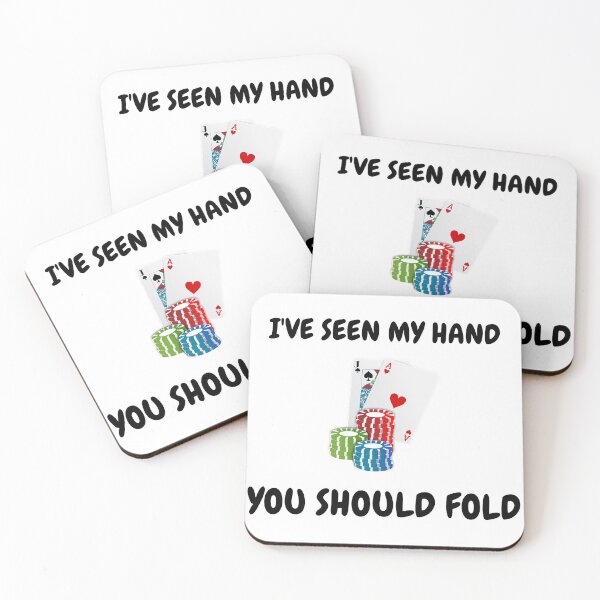 Item preview, I've Seen My Hand You Should Fold Ace Jack Offsuit designed and sold by LuckyKermit.
