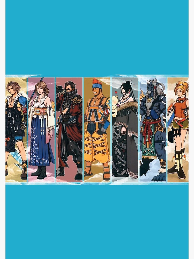 Final Fantasy X Characters Wallpaper | Hardcover Journal