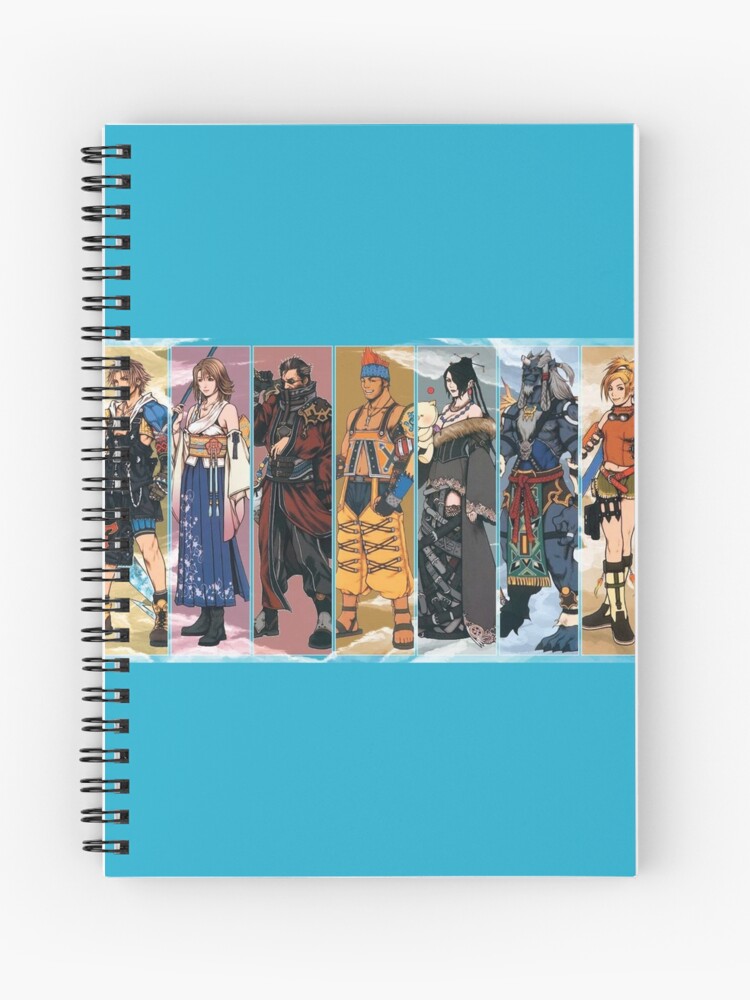 Final Fantasy X Characters Wallpaper | Hardcover Journal