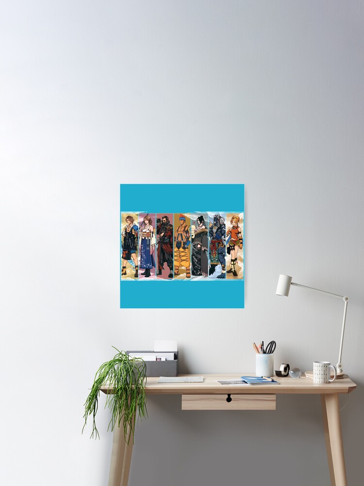 Final Fantasy X Characters Wallpaper | Art Board Print