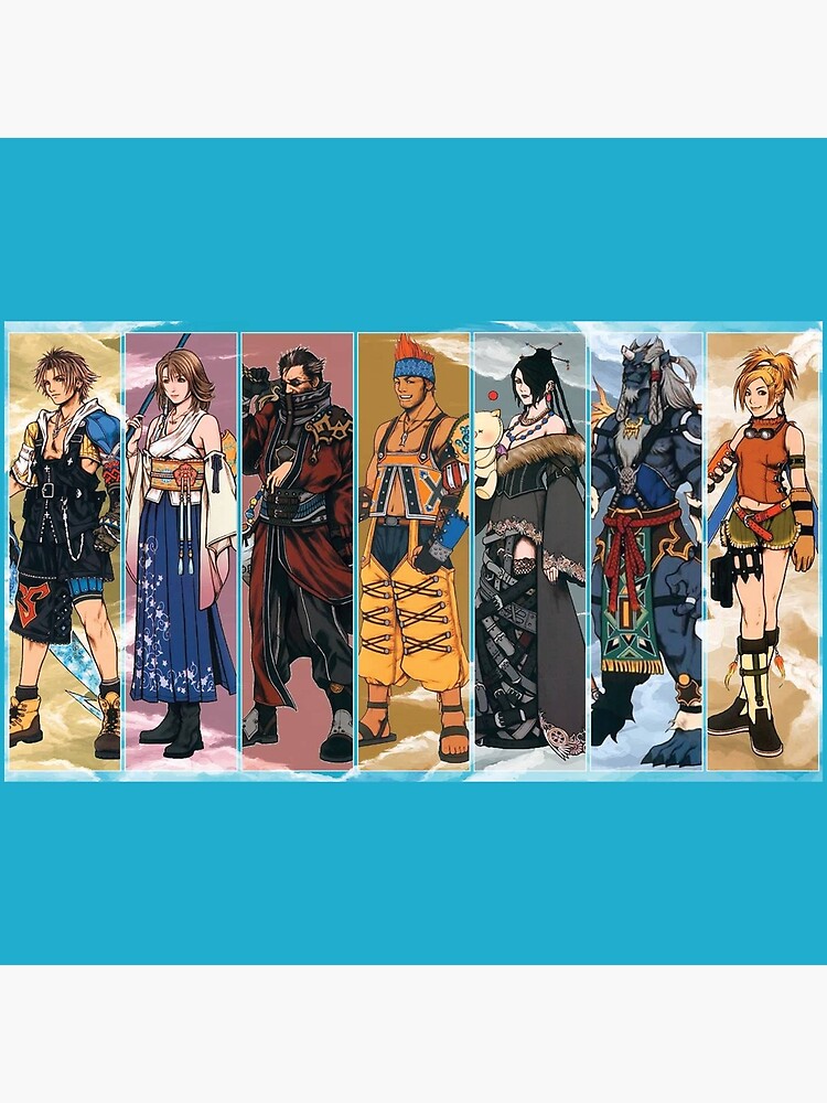 Final Fantasy X Characters Wallpaper Tapestry for Sale by CassidyCreates