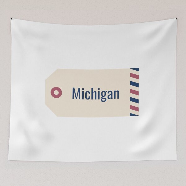 Artikelvorschau, Michigan Tag entworfen und verkauft von CityCollection.