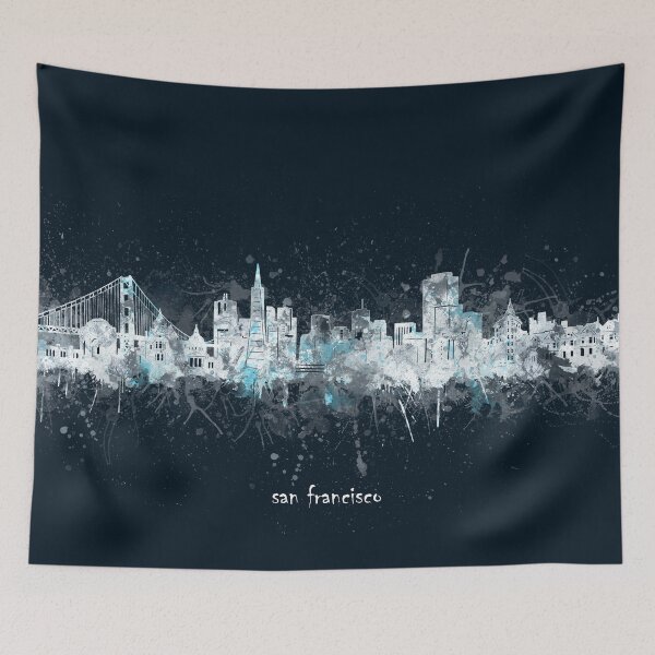 Item preview, san francisco skyline designed and sold by BekimART2.
