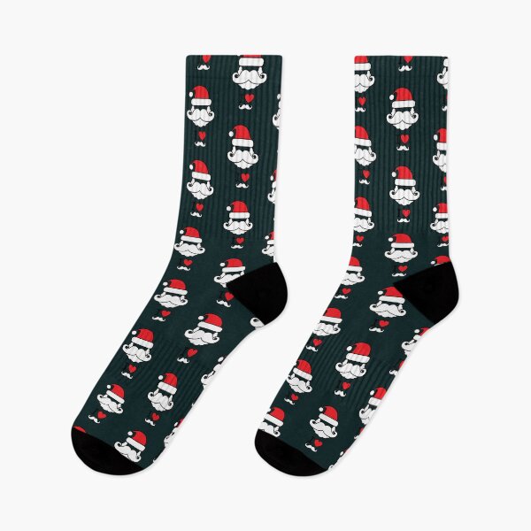 Item preview, I Love Moustache Christmas Design Santa Claus Is Coming To Town designed and sold by Graphvity Studios.