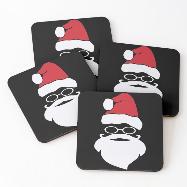 Item preview, Santa Beard white Santa Claus Mustache COVI19 Merry Christmas Xmas Red designed and sold by peachyline.