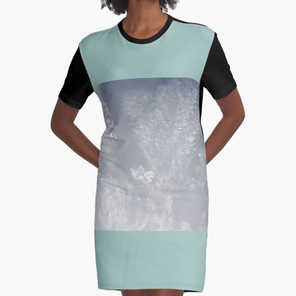 Snowflake Graphic T-Shirt Dress