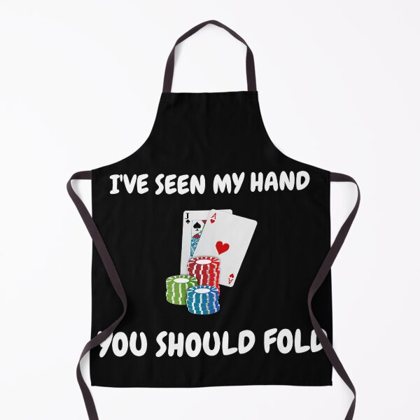 Item preview, I've Seen My Hand You Should Fold Ace Jack Offsuit In Black designed and sold by LuckyKermit.