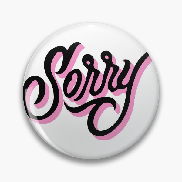 Artikelvorschau, Sorry Wort kreatives Design entworfen und verkauft von AznavourByKarin.