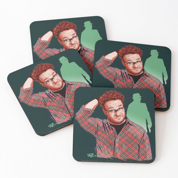 Item preview, Seth Rogan - An illustration by Paul Cemmick designed and sold by TIGERDAVER.
