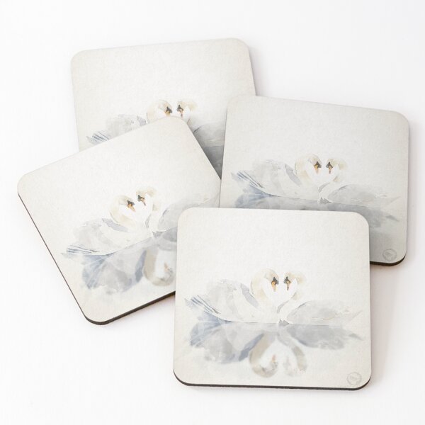Item preview, Watercolour Swans designed and sold by snewdesigns.