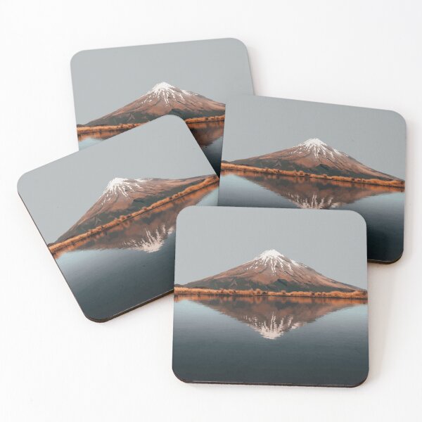 Item preview, Mount Taranaki, New Zealand Travel Artwork designed and sold by Alo.