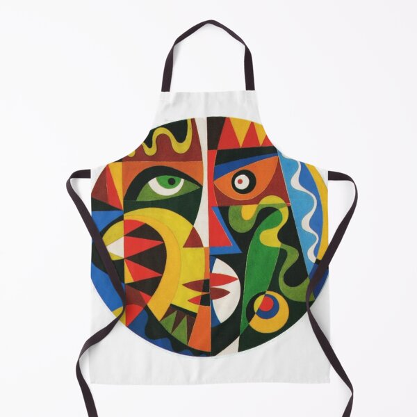 Item preview, woman face colors mess designed and sold by 42youbest.