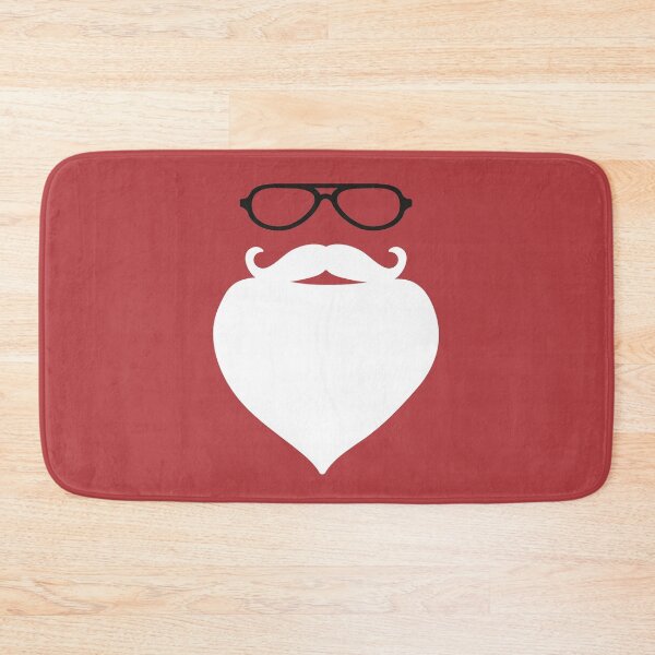 Item preview, Santa Beard white Funny Santa Claus Mustache COVI19 Merry Christmas Xmas Red designed and sold by peachyline.