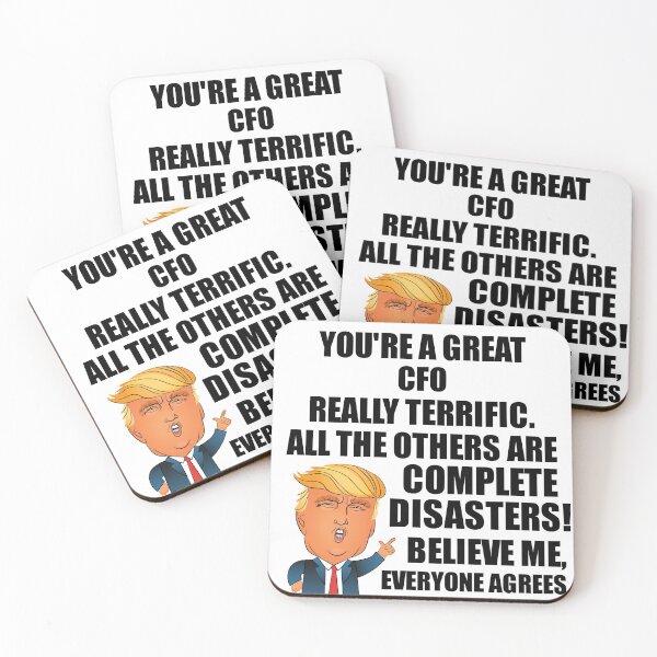 Item preview, Trump CFO Funny Gift for CFO Coworker Gag Great Trerrifc President Fan Potus Quote Office Present designed and sold by Funny-Quotes.