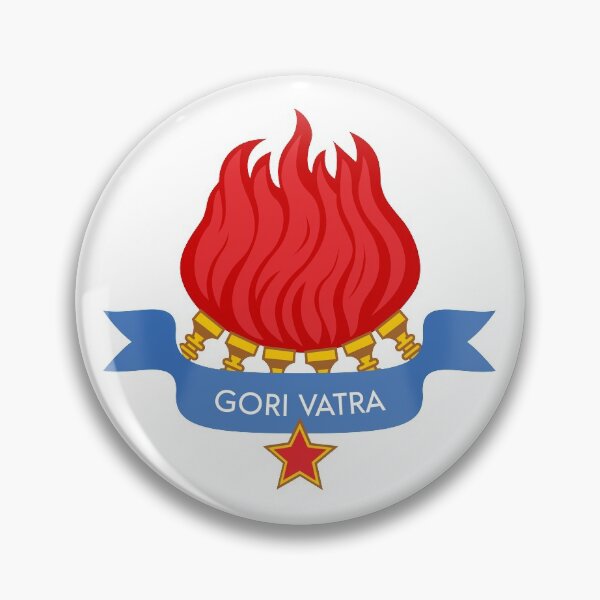 Item preview, Jugoslavija grb Gori Vatra designed and sold by TinThor.