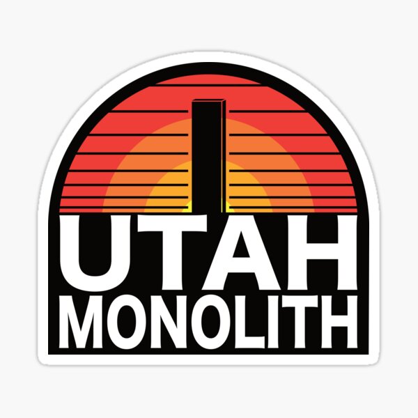 Artikel-Vorschau von Utah Monolith, designt und verkauft von LazyBuffalo.