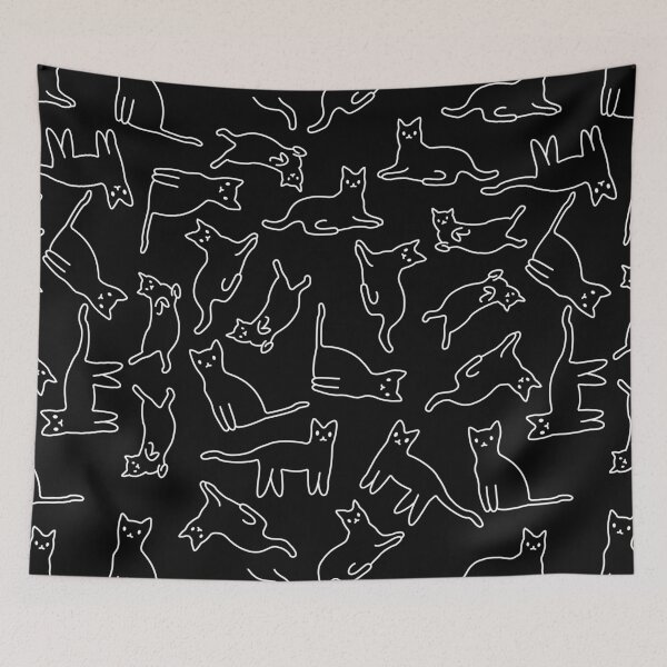 Item preview, Expressionless Cats Pattern designed and sold by Jake Purcell.
