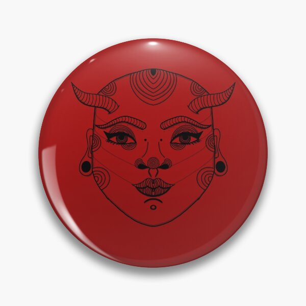 Item preview, Drawing of devil ish woman  designed and sold by IzzeMK.