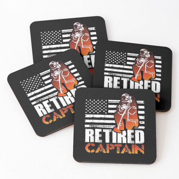 Item preview, Retired American Firefighter Captain Retirement designed and sold by TheBloom98.