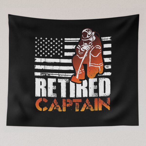 Item preview, Retired American Firefighter Captain Retirement designed and sold by TheBloom98.