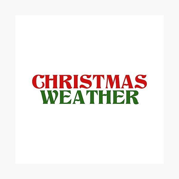 Item preview, Christmas Weather designed and sold by RafaTakami.