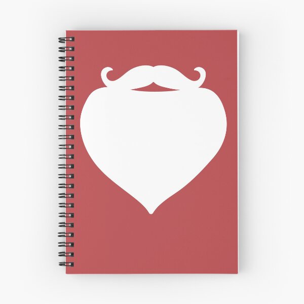 Item preview, Santa Beard white Funny Santa Claus Mustache Merry Christmas Xmas Red designed and sold by peachyline.