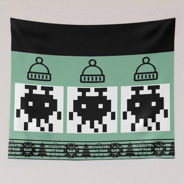 Item preview, Pixel Christmas Gaming Gamblers Aliens designed and sold by emm-j.