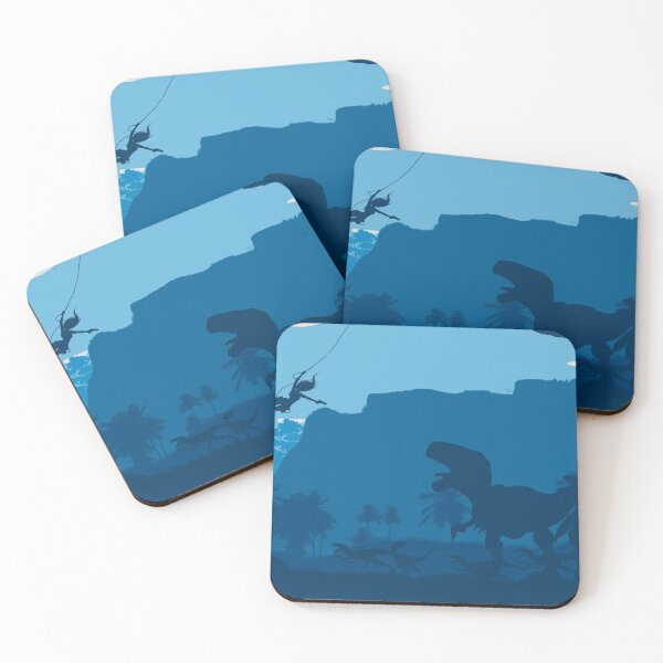 Item preview,  Depiction of dinosaurs backward and fight with them designed and sold by 42youbest.