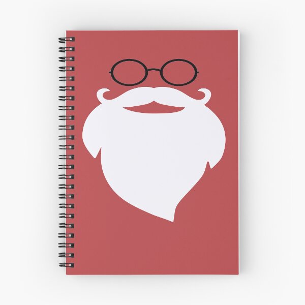 Item preview, Santa Beard white Glasses Funny Santa Claus Mustache Merry Christmas Xmas Red designed and sold by peachyline.