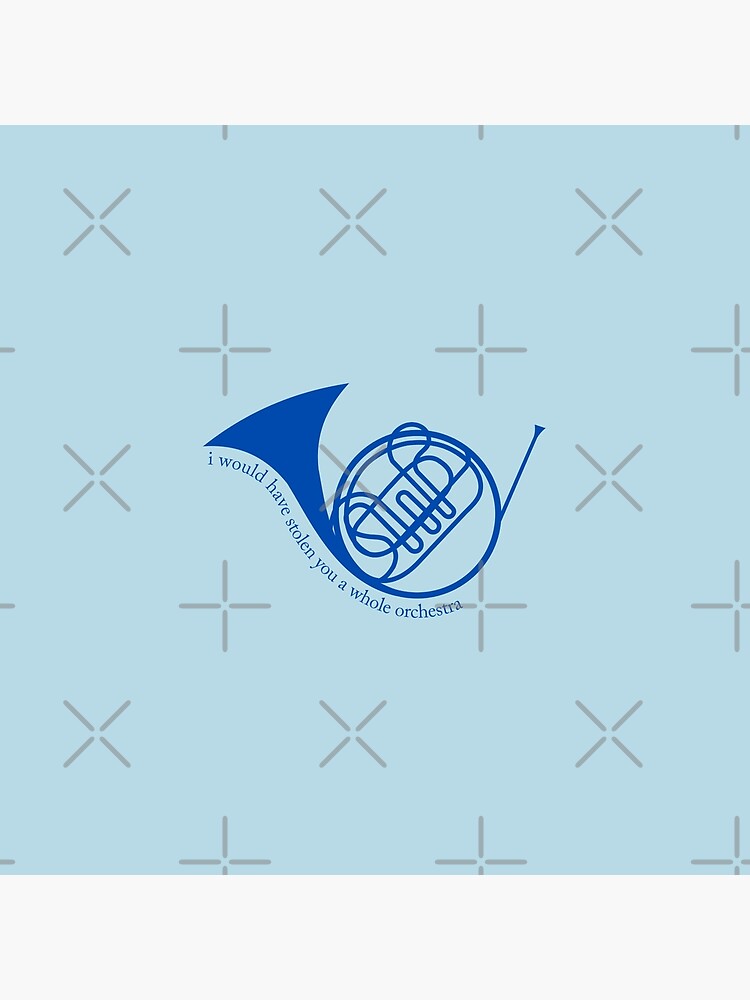 Thumbnail 2 von 2, Stofftasche, How I Met Your Mother - Blue French Horn - Ich hätte dir ein ganzes Orchester gestohlen designt und verkauft von niamhconte.