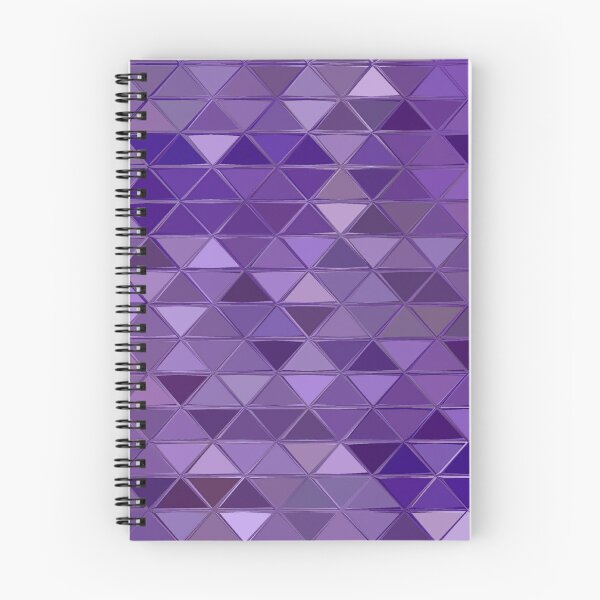 Item preview, Purple Abstract triangles mosaic pattern art  designed and sold by AYACHI90.