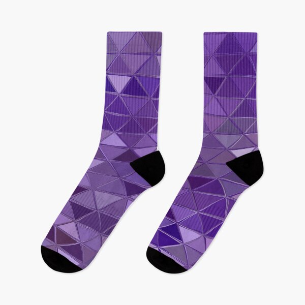 Item preview, Purple Abstract triangles mosaic pattern art  designed and sold by AYACHI90.
