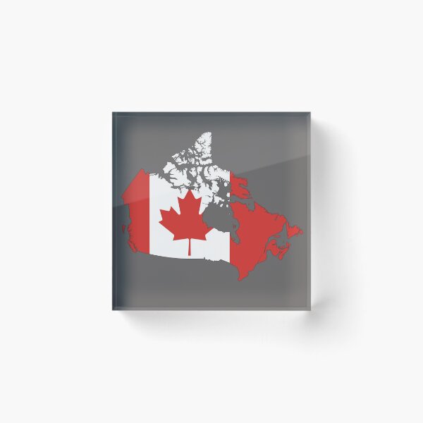Item preview, Canada map with national flag, Canadian Flag inside Map of Canada designed and sold by mashmosh.